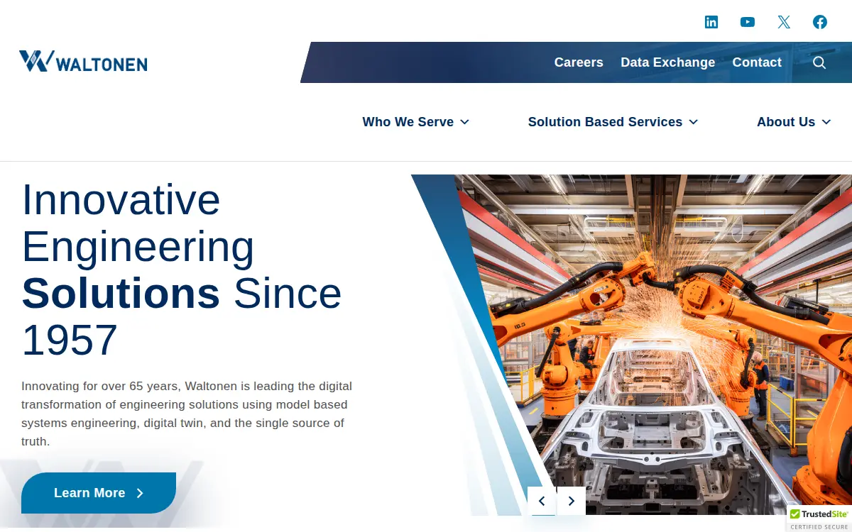 Homepage of Independence Tooling Solutions LLC
