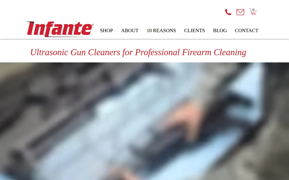 Homepage of Police Products Corporation