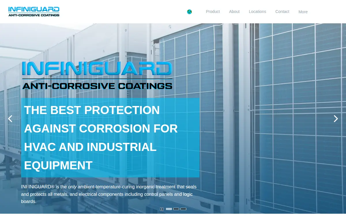 Homepage of Infiniguard Global, INC.