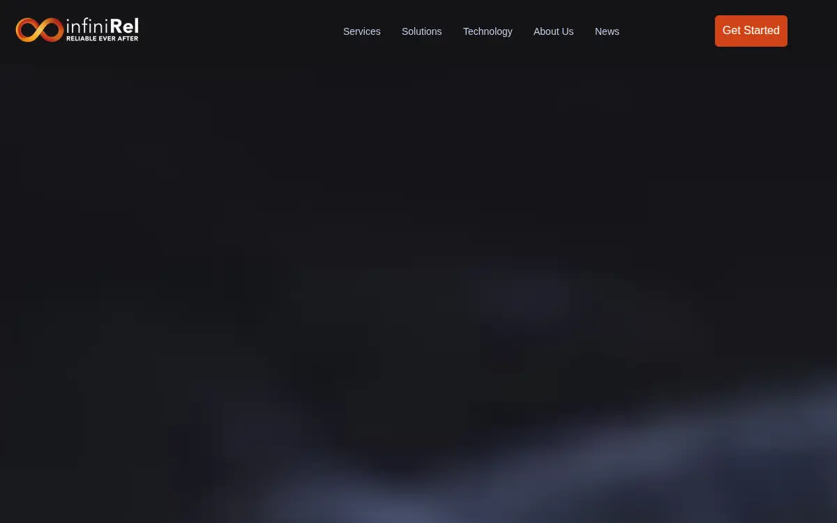 Homepage of Infinirel CORP