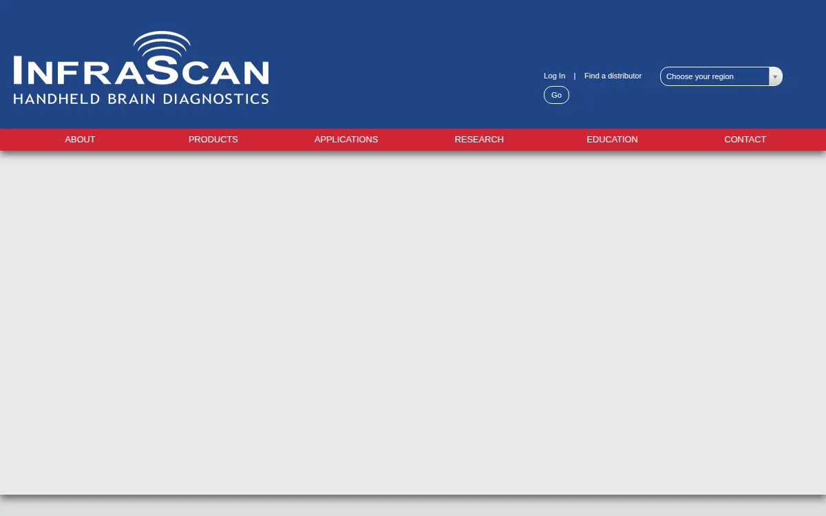 Homepage of Infrascan INC