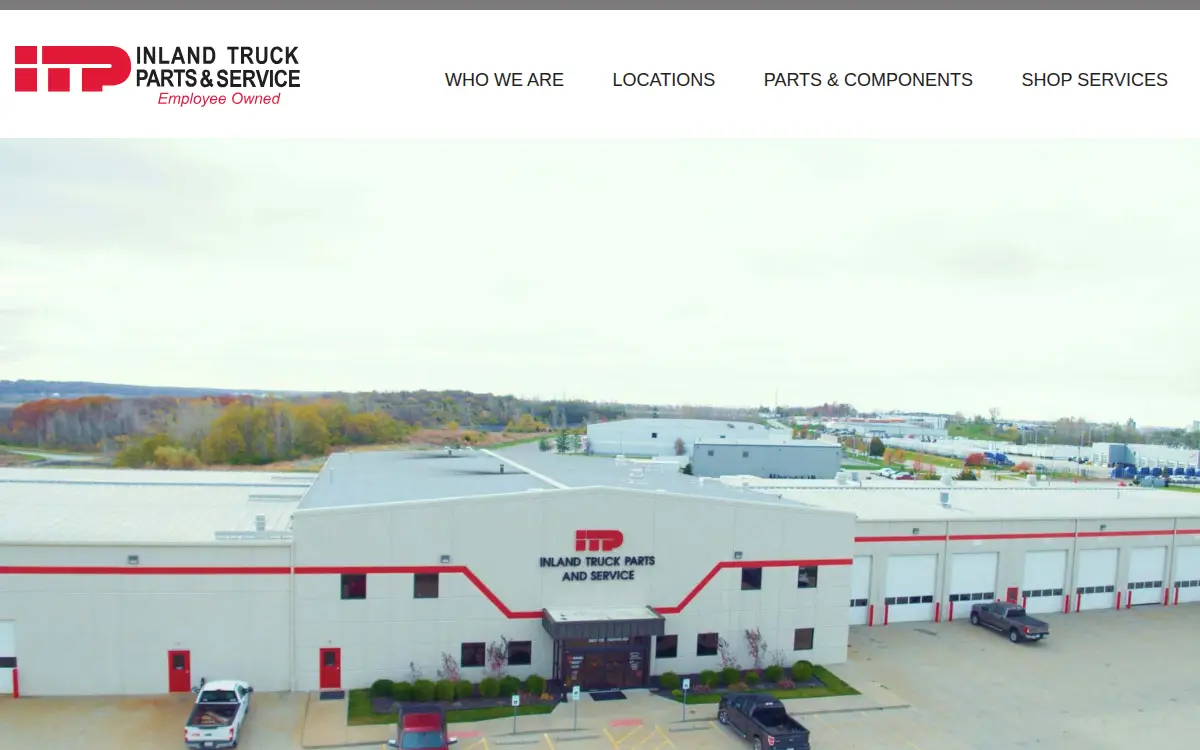 Homepage of Inland Truck Parts CO