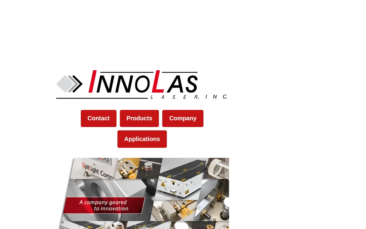 Homepage of Innolas Laser INC