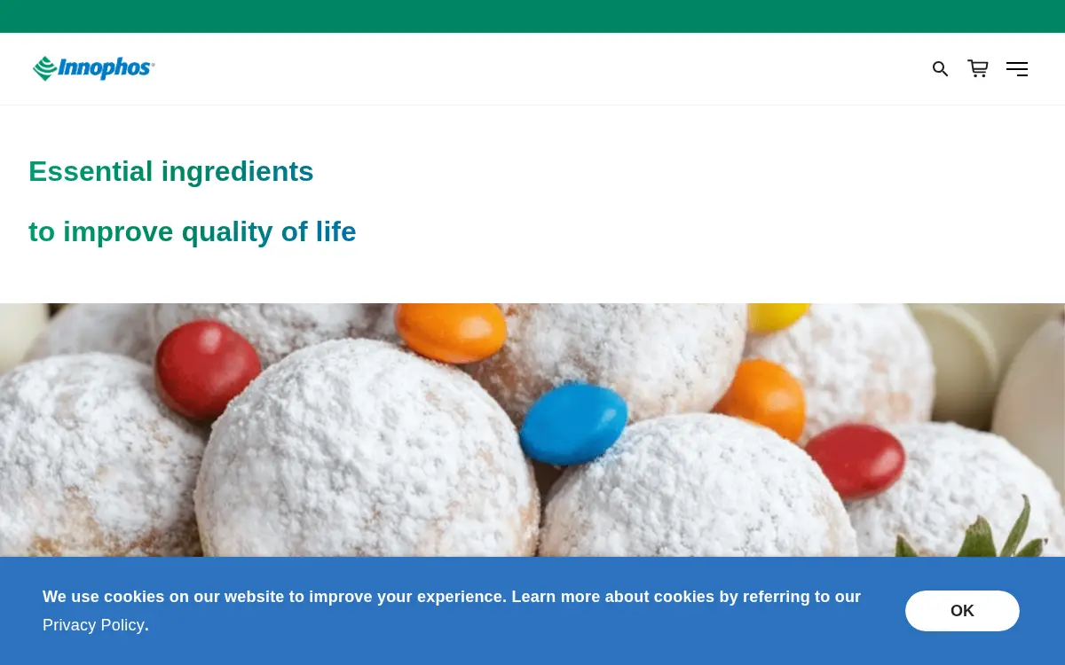 Homepage of Innophos, INC