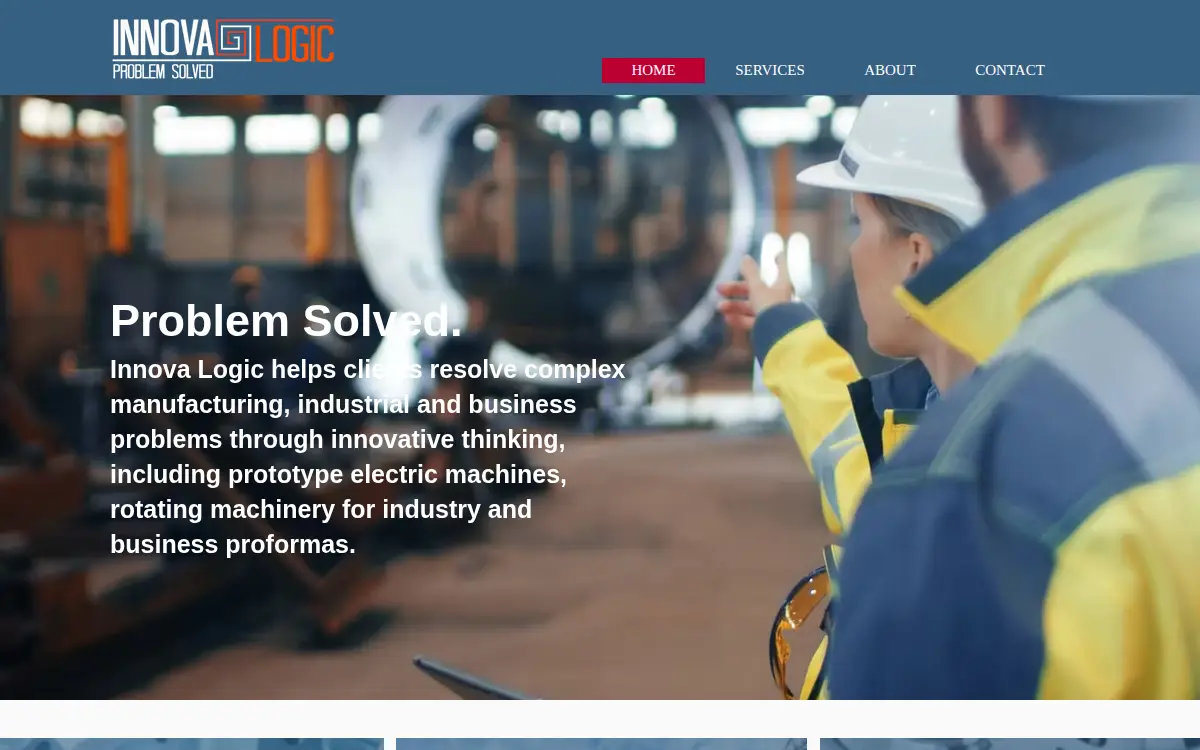 Homepage of Innova-logic LLC