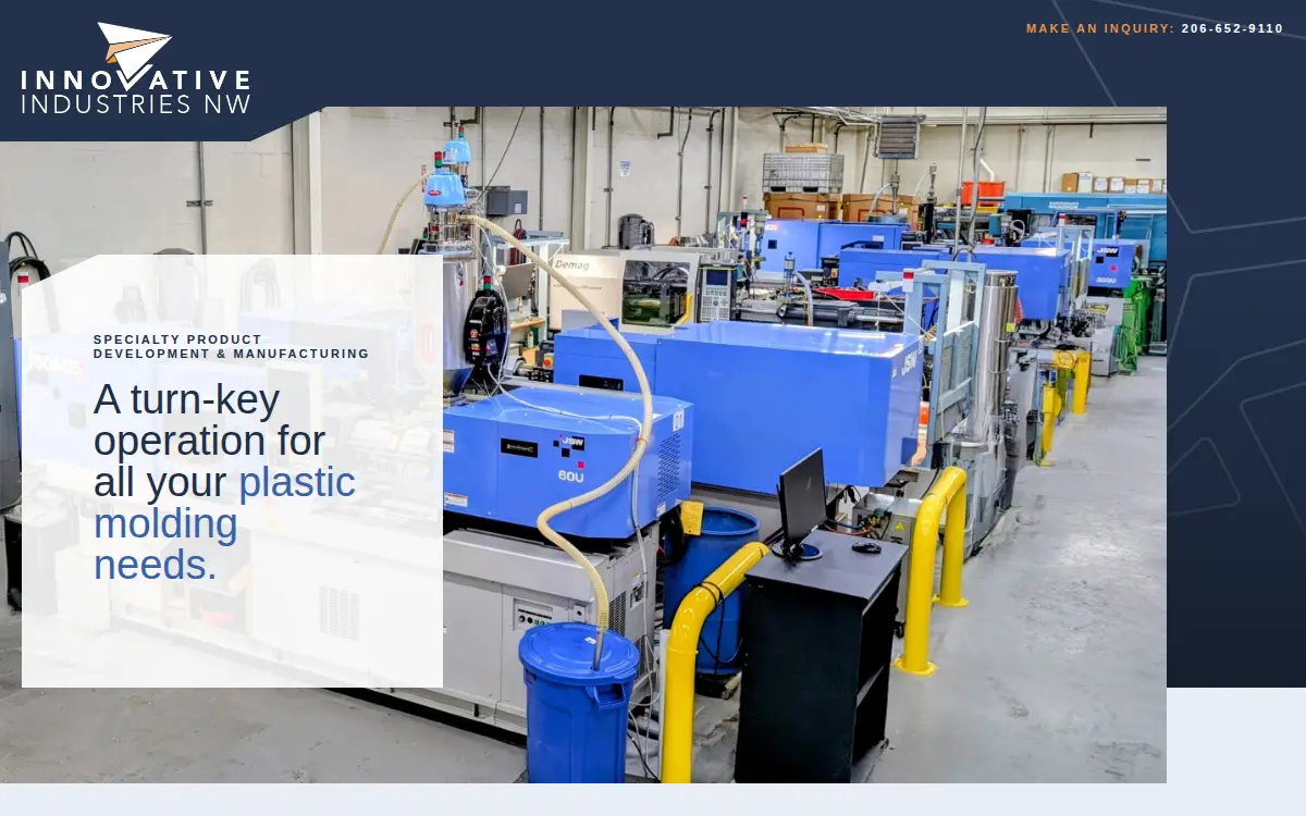 Homepage of Innovative Industries Northwest, INC.