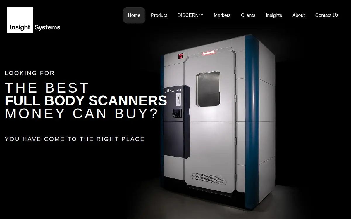 Homepage of Insight Systems Security INC.