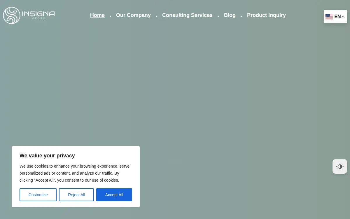 Homepage of Insignamedex LLC