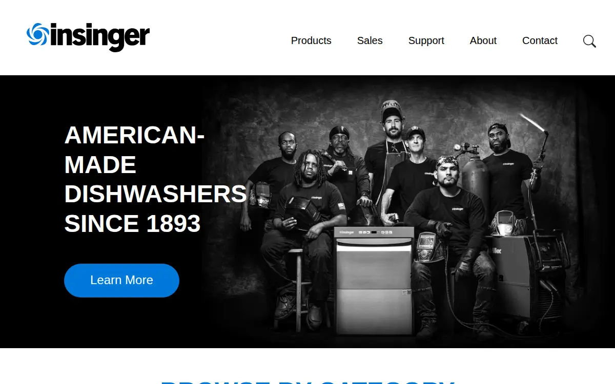 Homepage of Insinger Machine CO