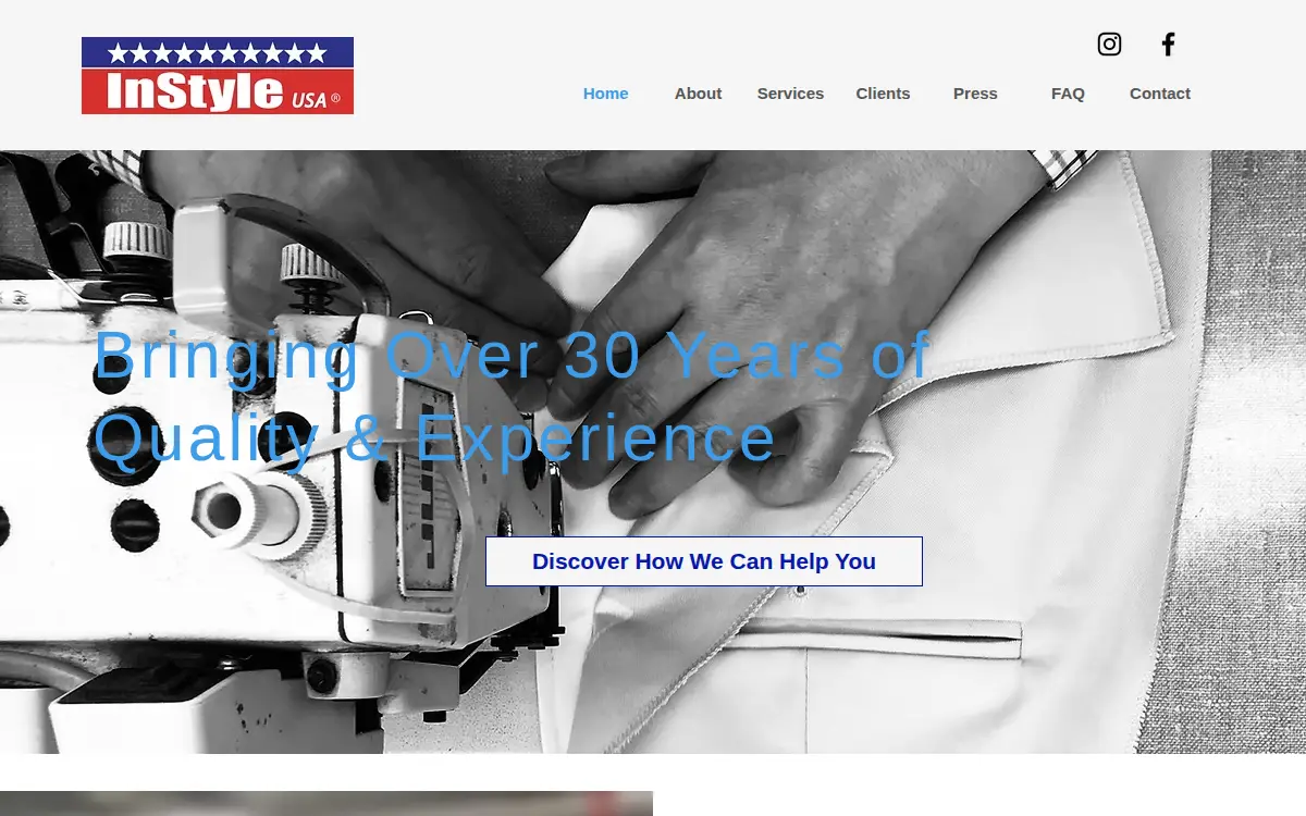 Homepage of In Style Usa, INC.