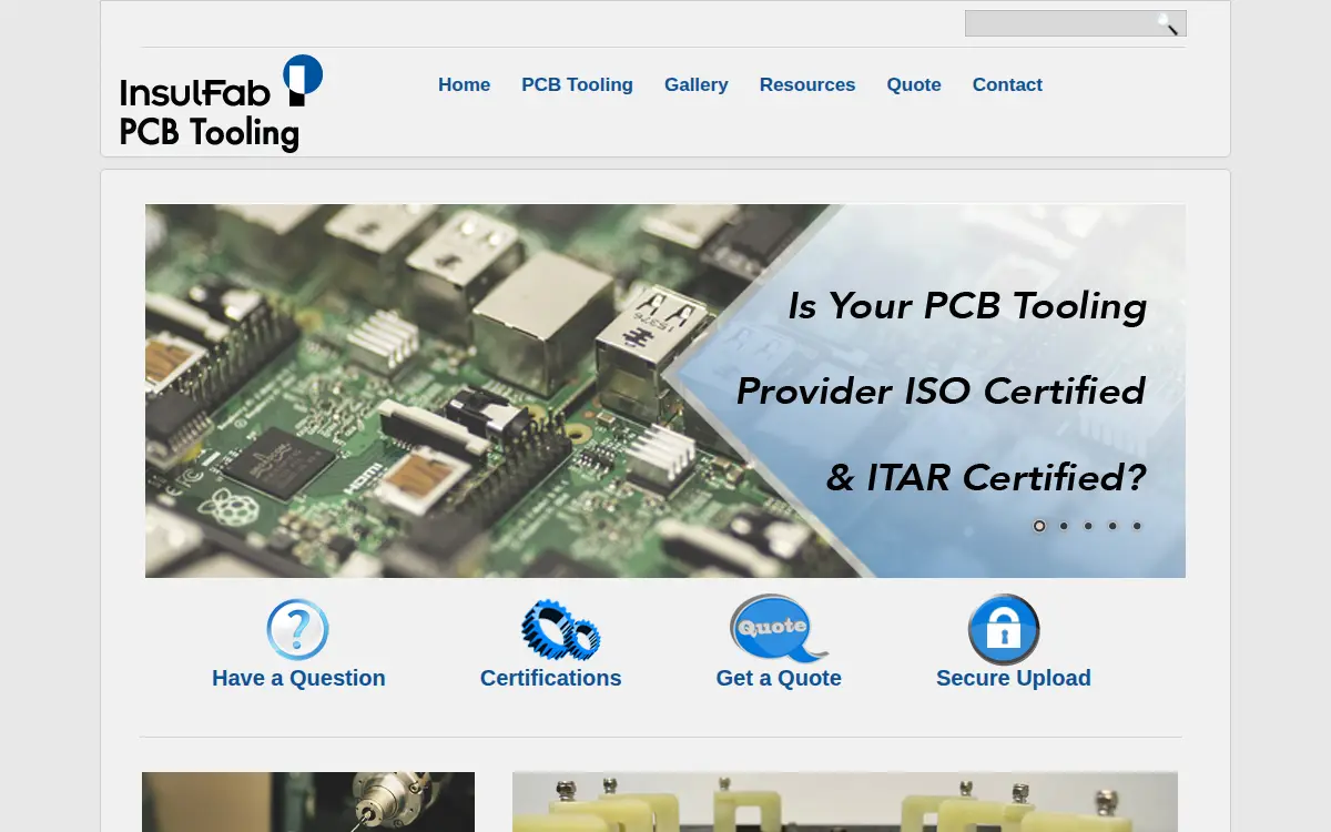 Homepage of Insulfab Plastics INC