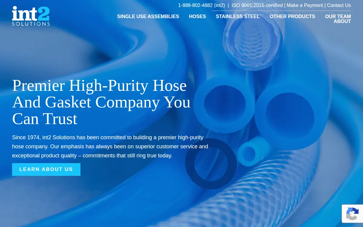 Homepage of Int2 Solutions LLC