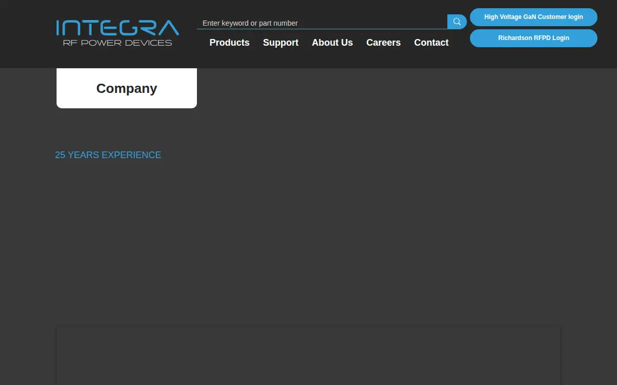 Homepage of Integra Technologies, INC.