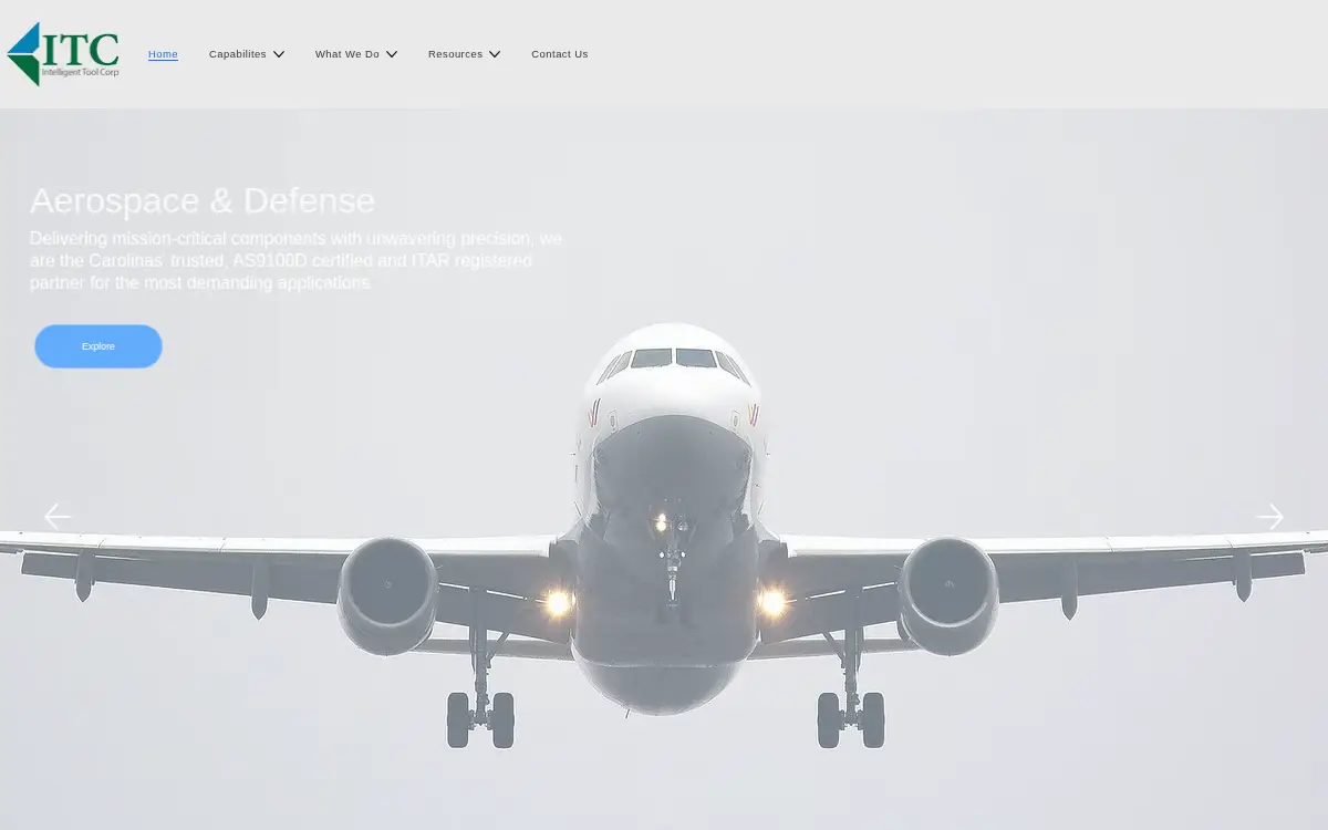 Homepage of Intelligent Tool CORP