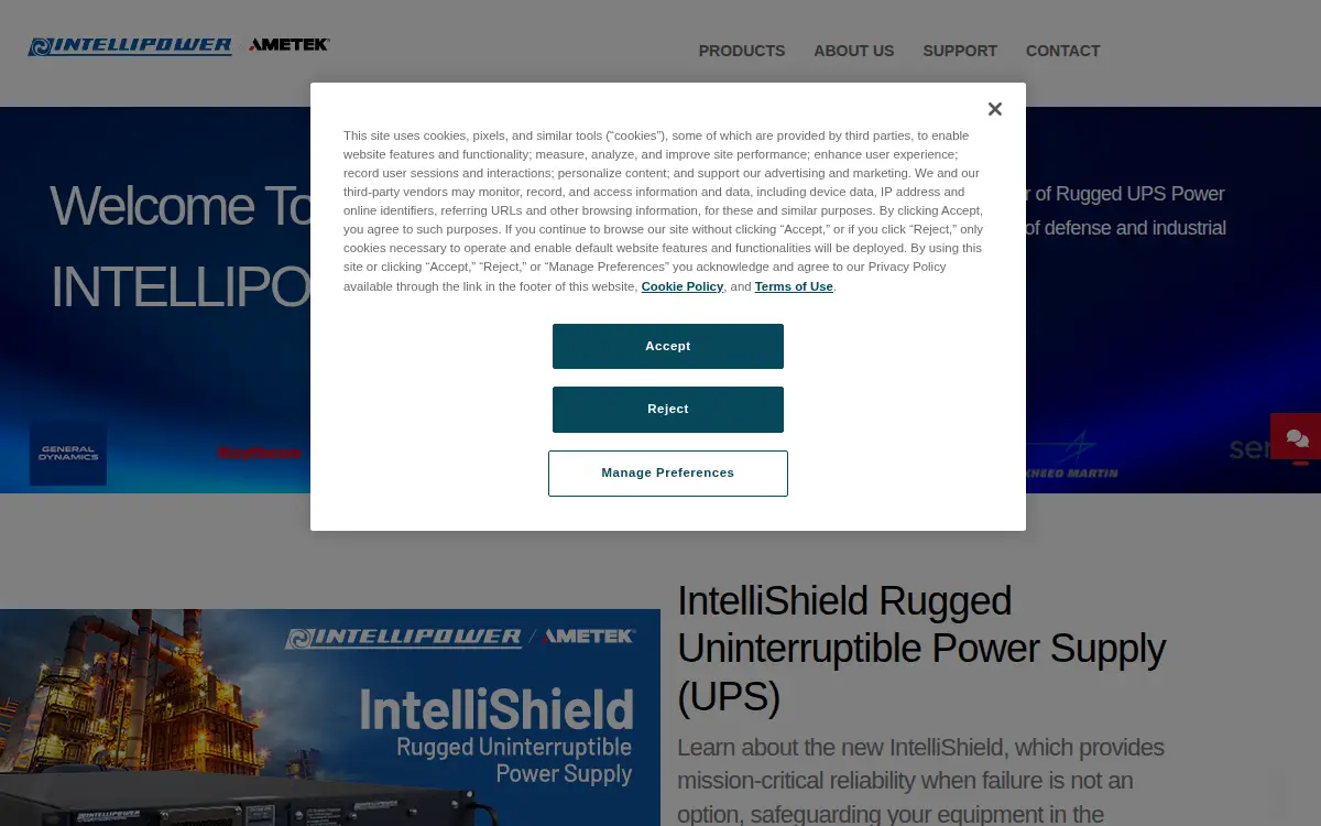 Homepage of Intellipower, INC.