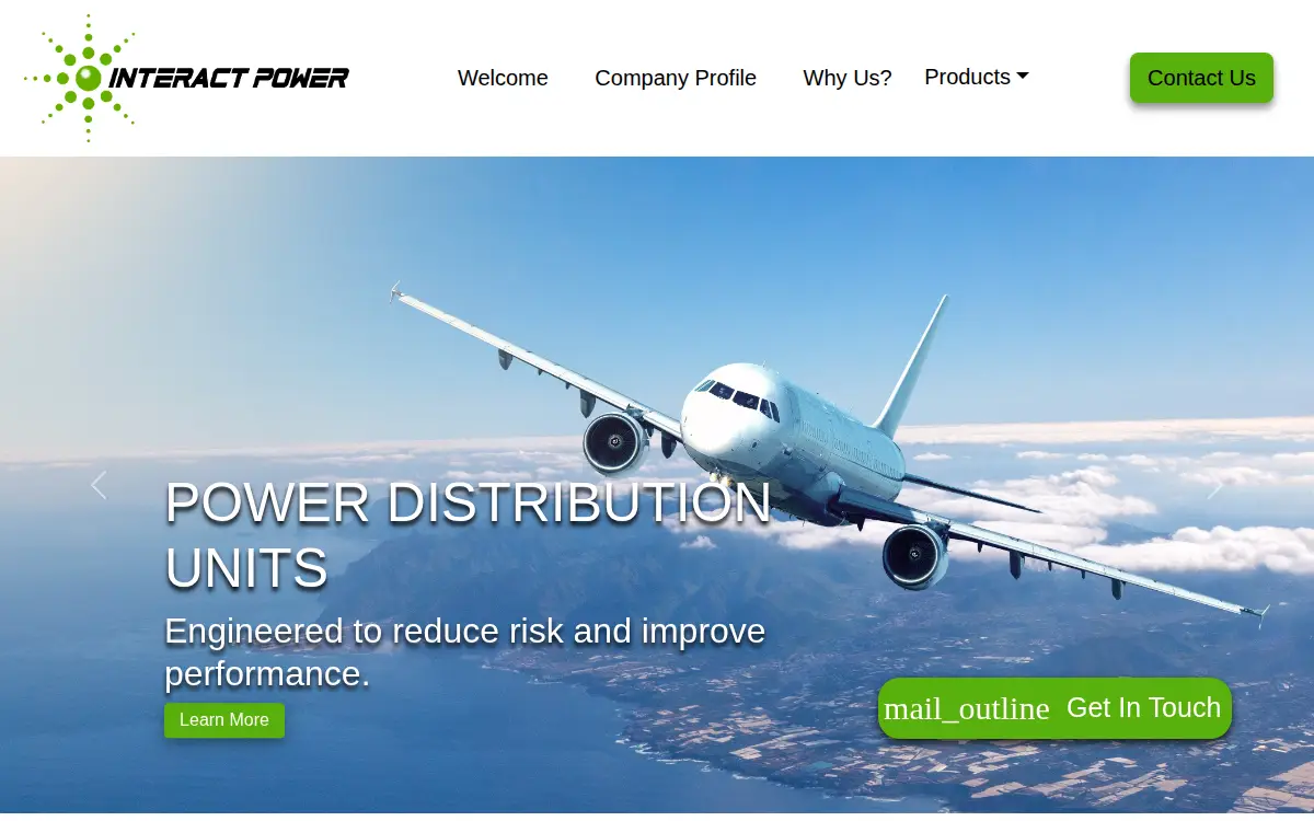 Homepage of Interact Power, INC