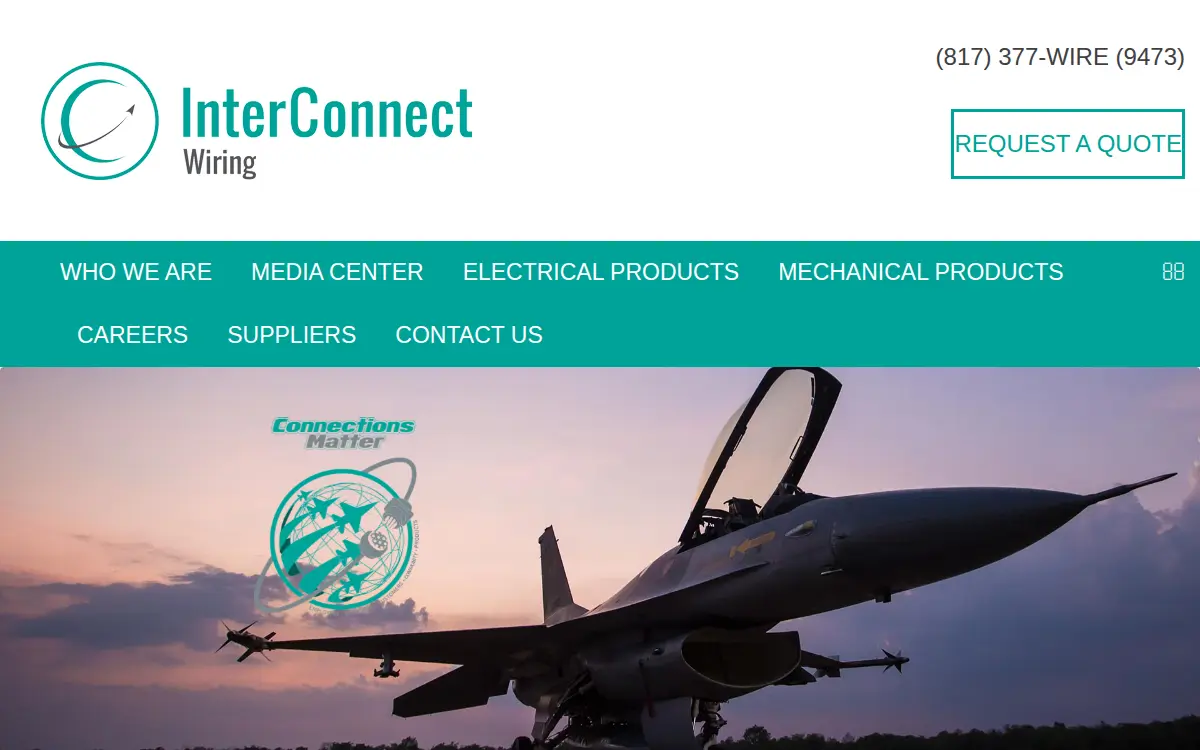 Homepage of Interconnect Wiring LLP
