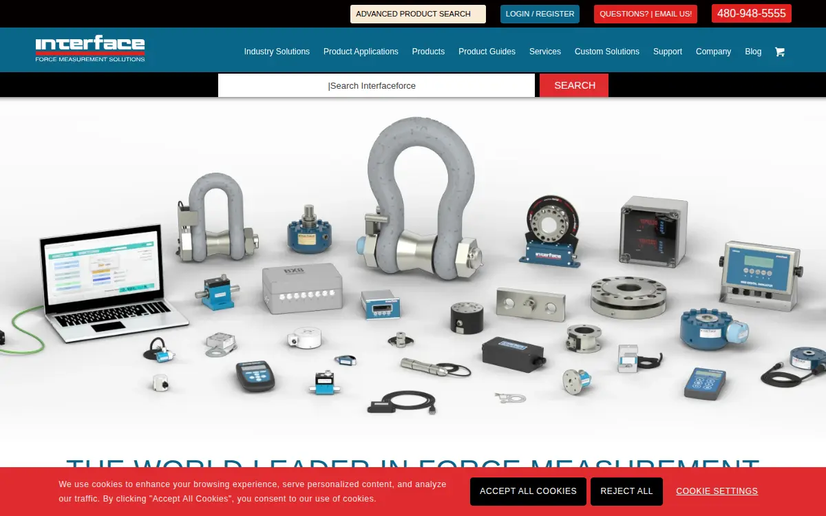 Homepage of Interface INC.