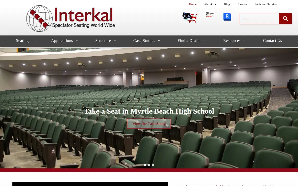 Homepage of Interkal, LLC