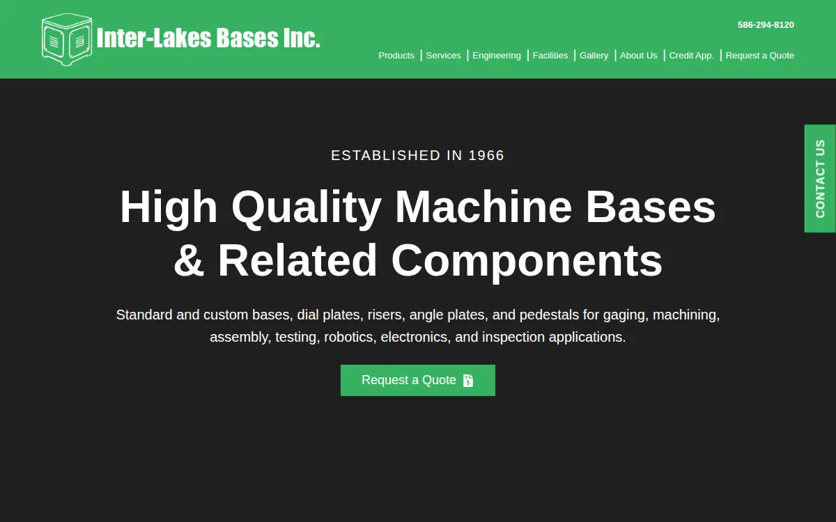 Homepage of Inter Lakes Bases INC