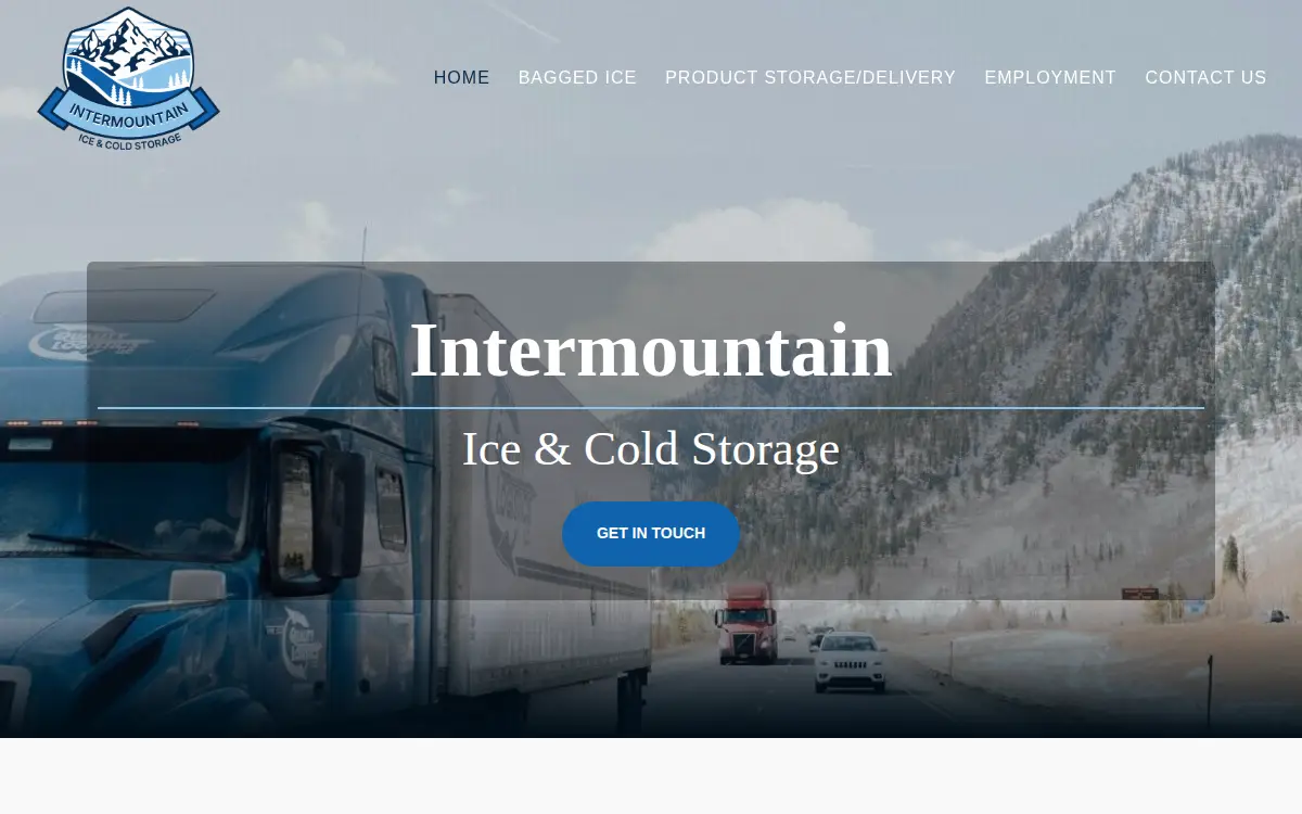 Homepage of Intermountain Ice & Cold Storage LLC