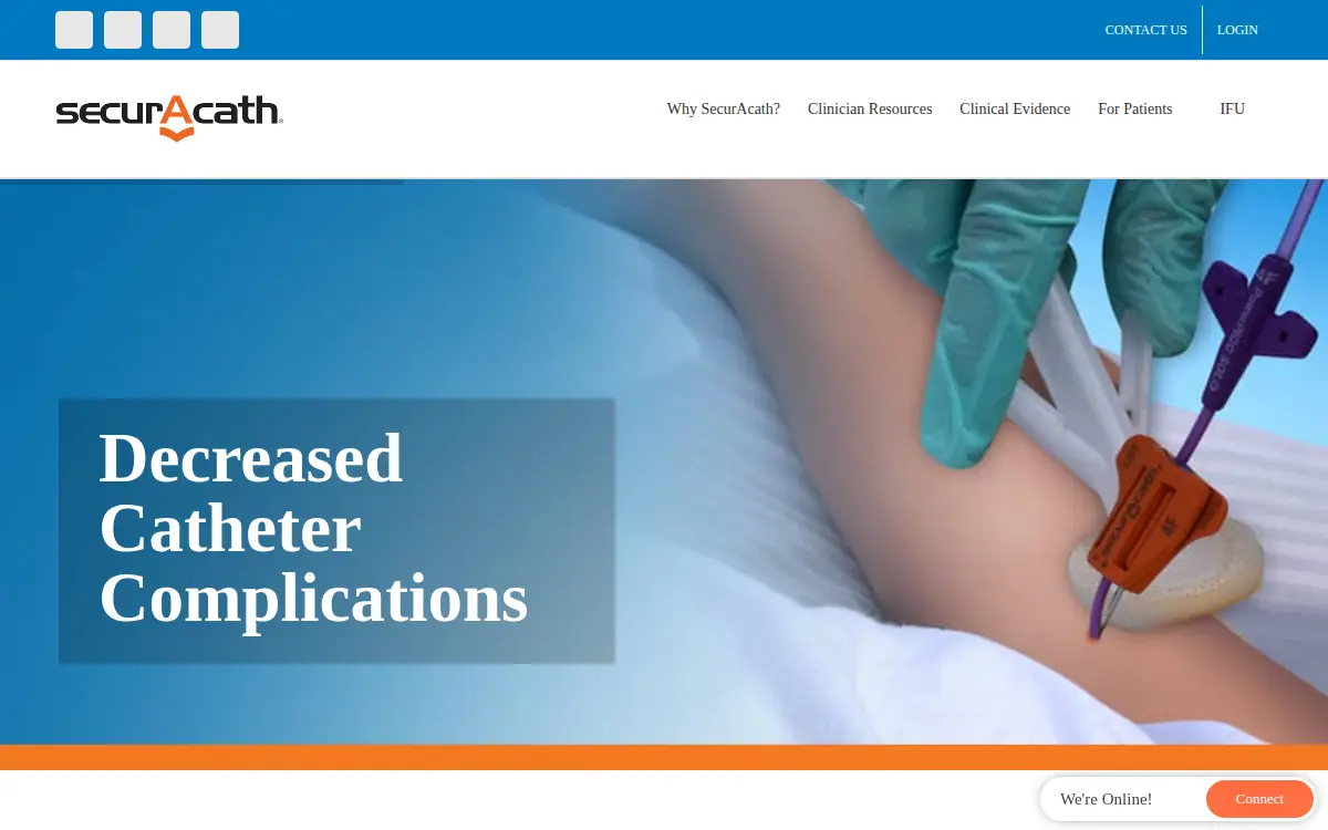 Homepage of Interrad Medical, INC
