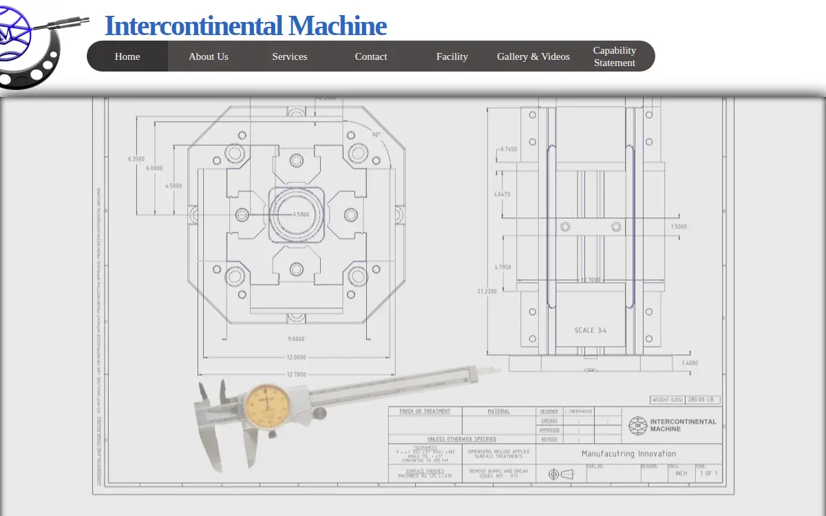 Homepage of The Ronald L. Jordan Company