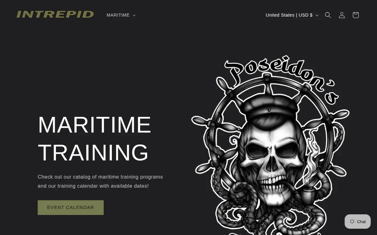 Homepage of Intrepid Maritime LLC