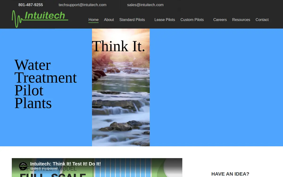 Homepage of Intuitech INC