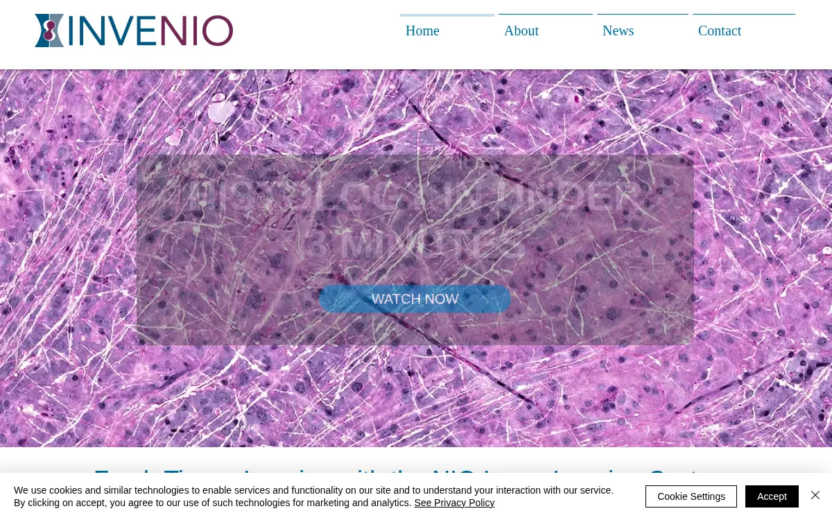 Homepage of Invenio Imaging INC