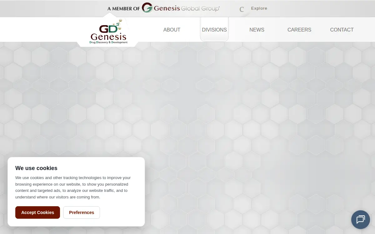 Homepage of Invivotek LLC
