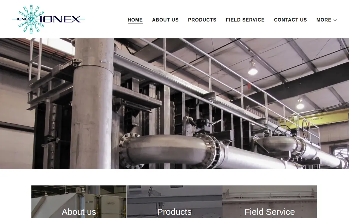 Homepage of Ionex Research Corporation
