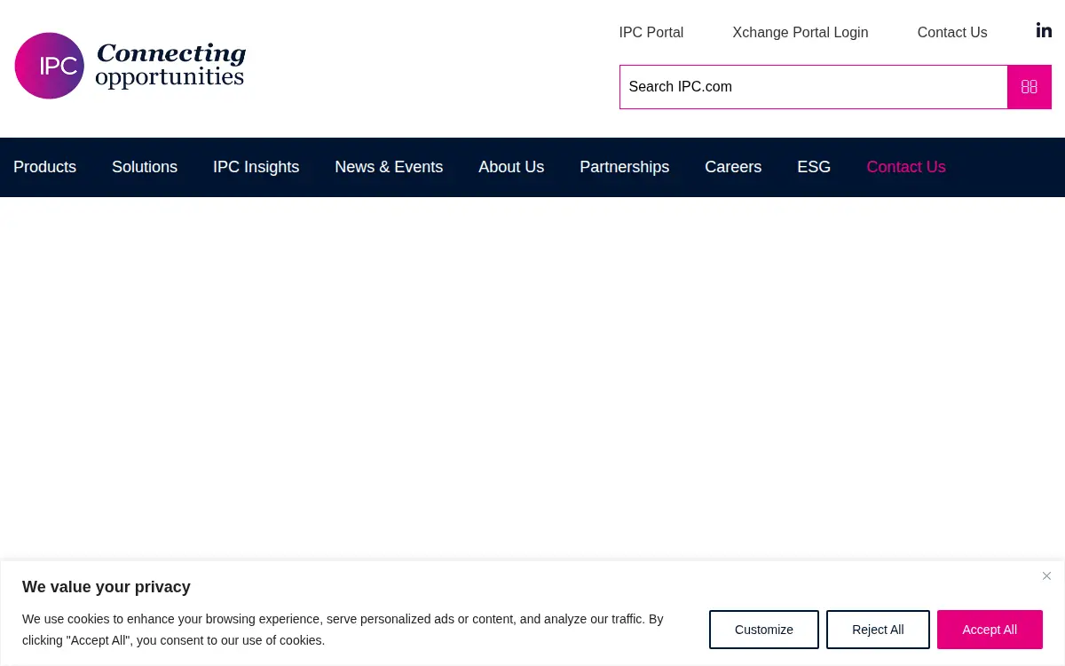 Homepage of Ipc Systems INC