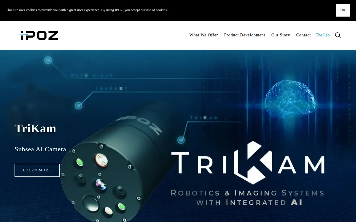 Homepage of Ipoz Systems, LLC