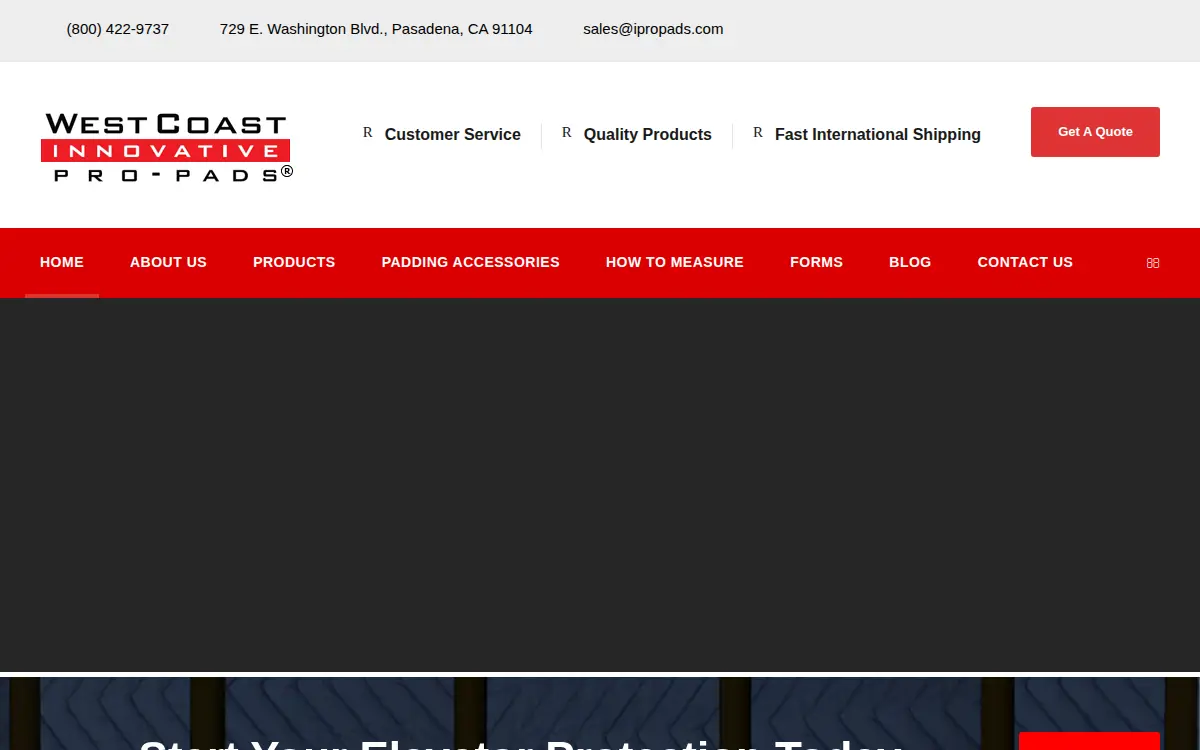 Homepage of Westcoast Companies, INC.