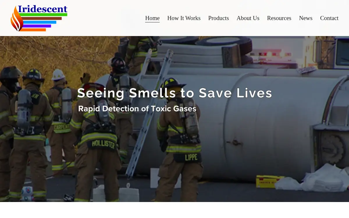 Homepage of Iridescent Sensors INC