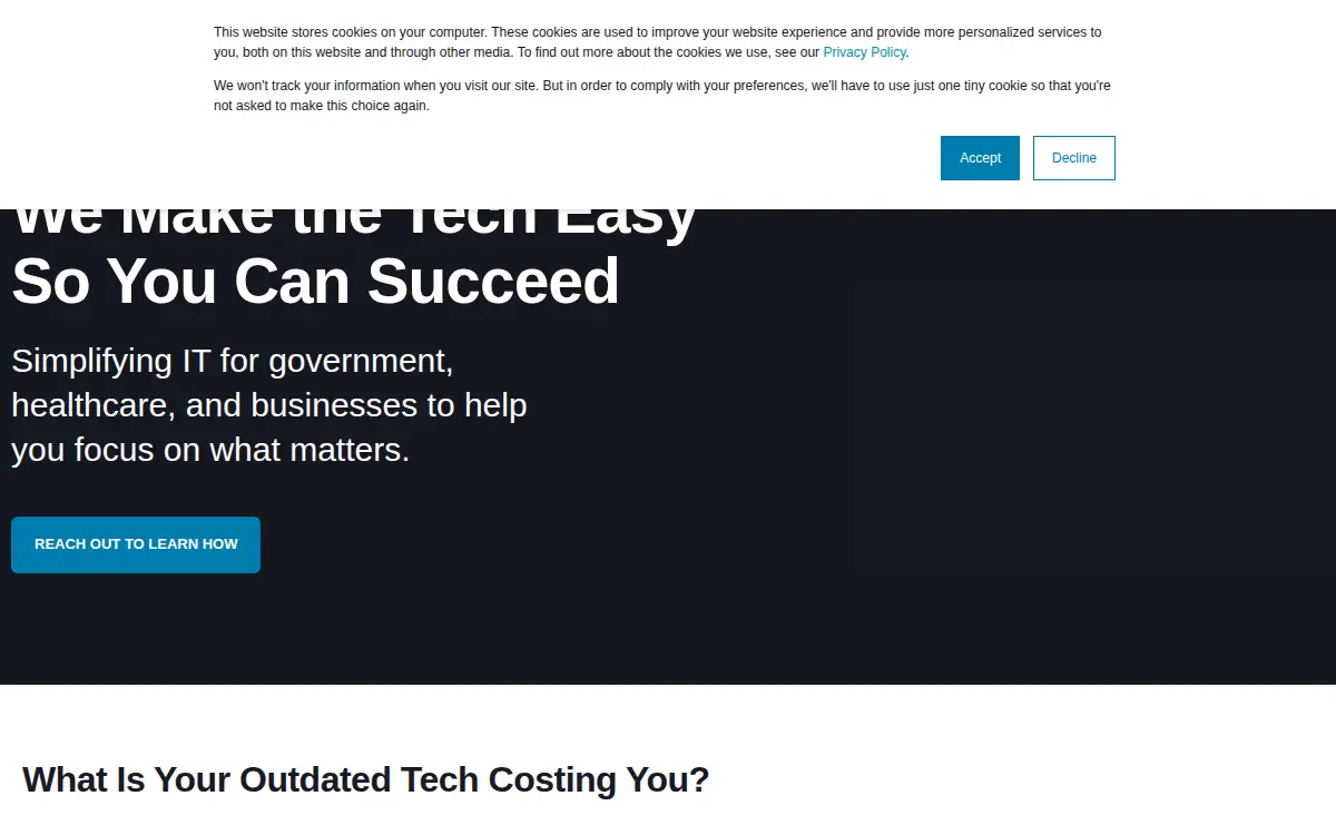 Homepage of Iron Bow Technologies, LLC