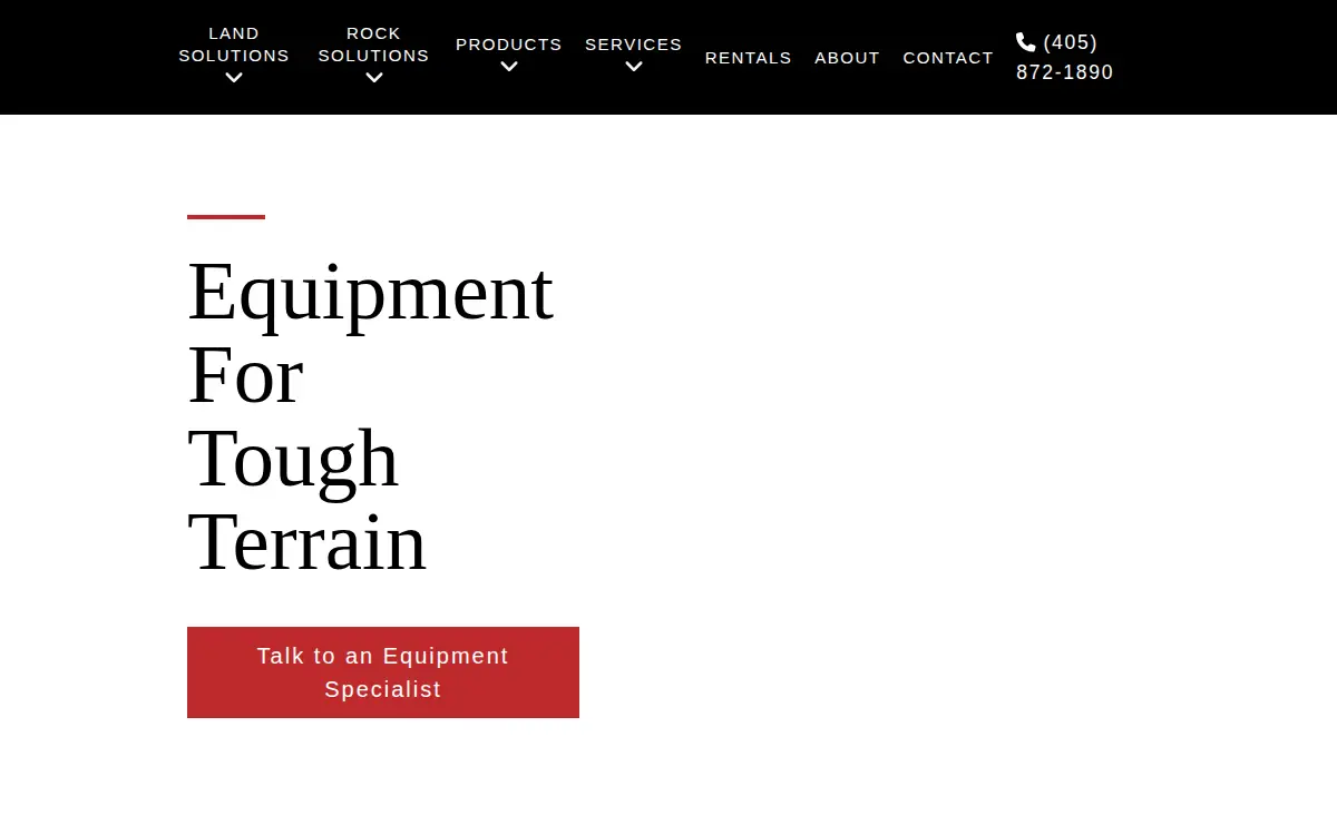 Homepage of Ironwolf Manufacturing, LLC