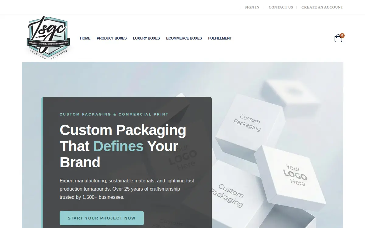 Homepage of Impact Finishing, INC.