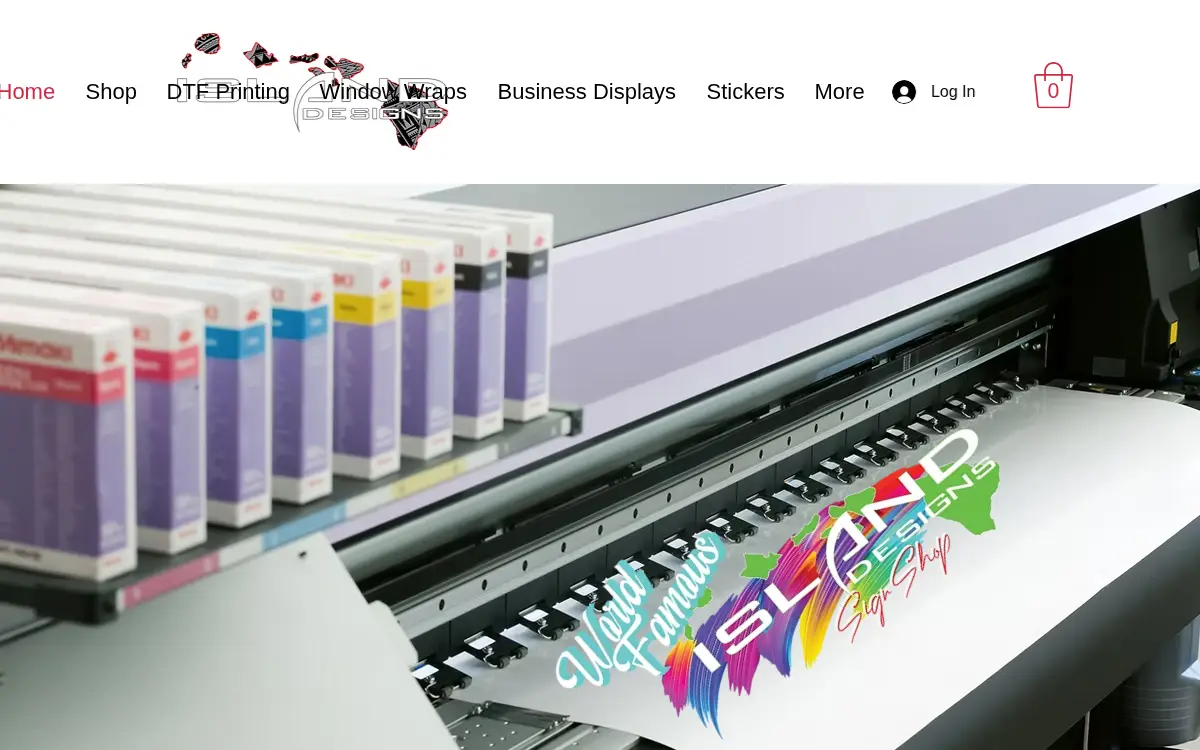 Homepage of Island Designs LLC