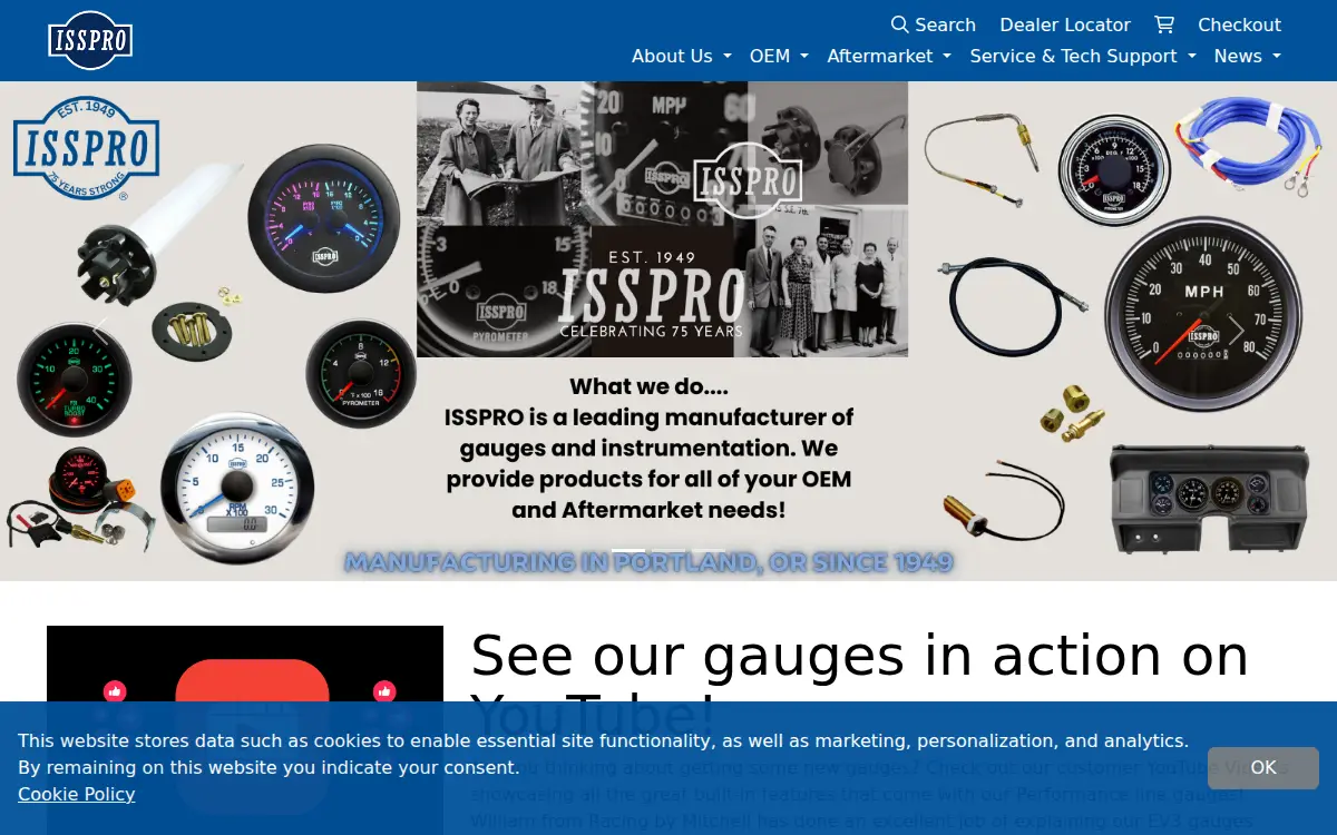 Homepage of Isspro, INC.