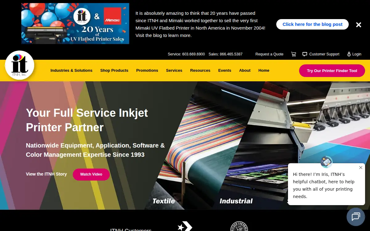 Homepage of Itnh, INC