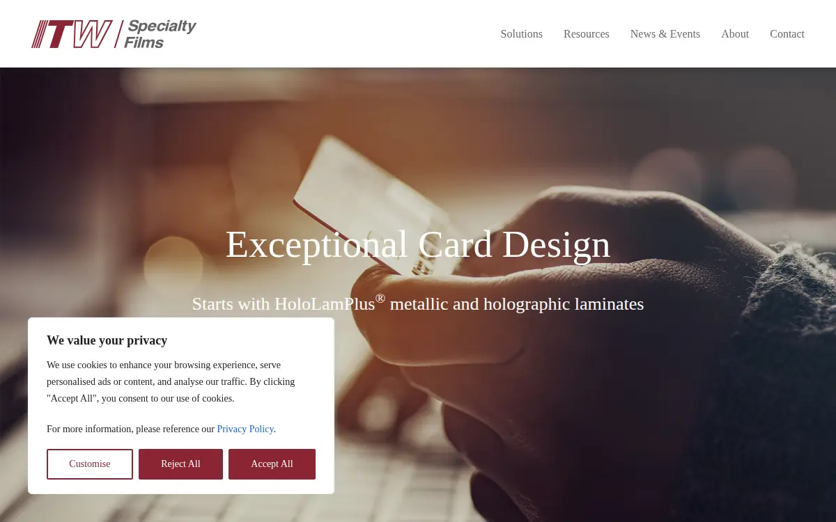 Homepage of Itw Covid Security Group INC.