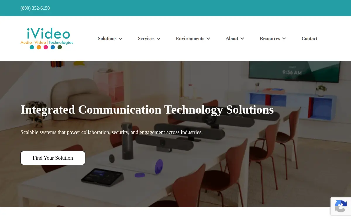 Homepage of Ivideo Technologies LLC