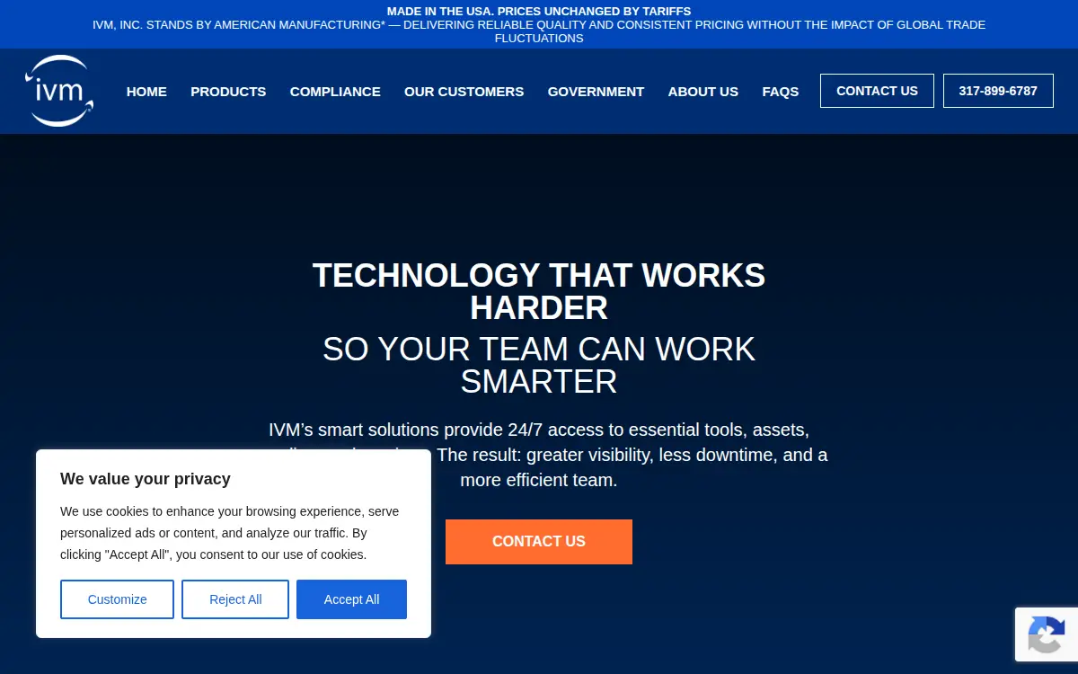 Homepage of International Vending Management INC