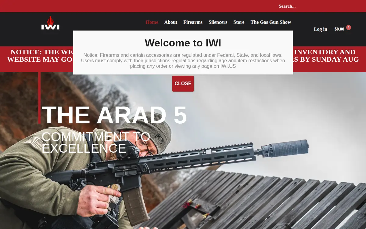 Homepage of Iwi US INC