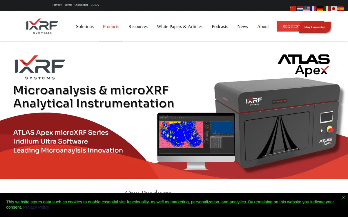 Homepage of Ixrf, INC.