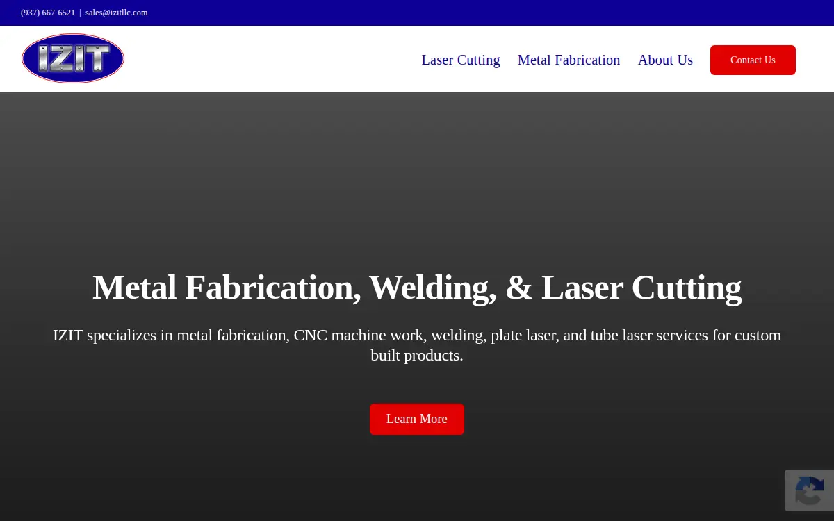 Homepage of Izit LLC
