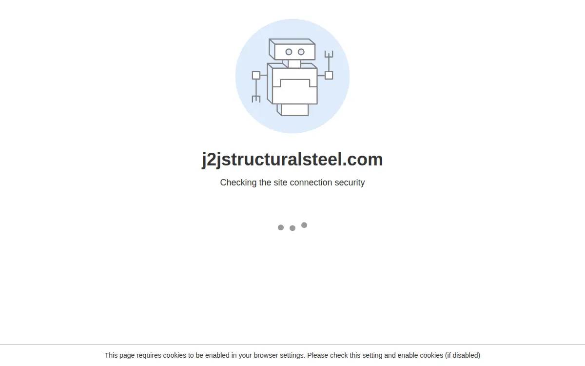 Homepage of J2j Structural Steel, LLC