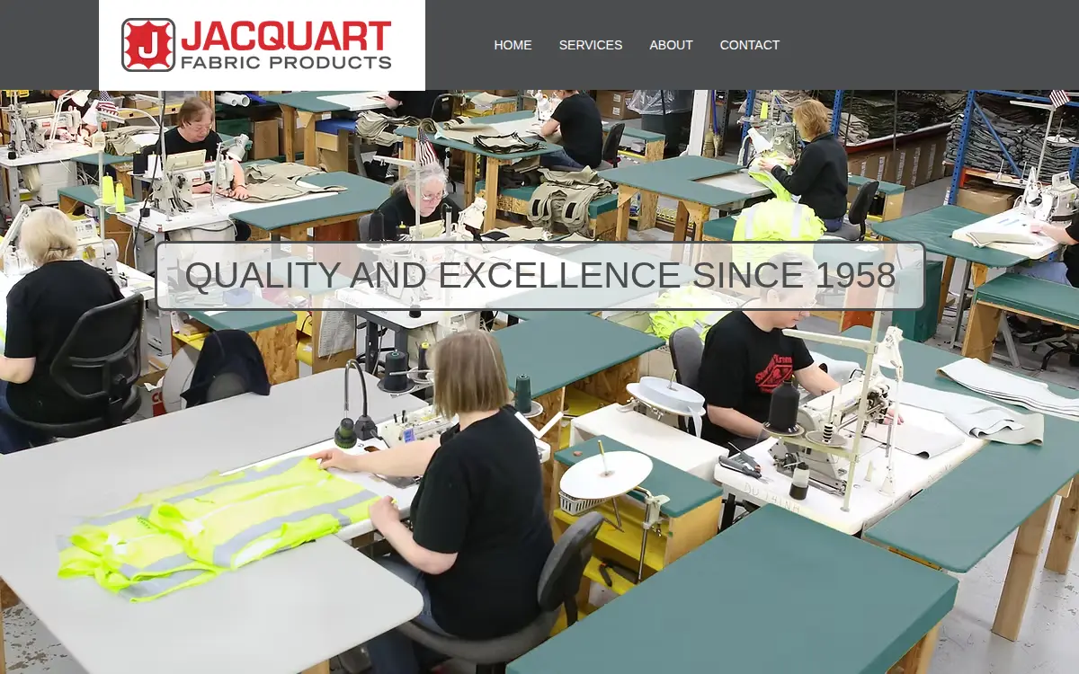 Homepage of Jacquart Fabric Products, INC